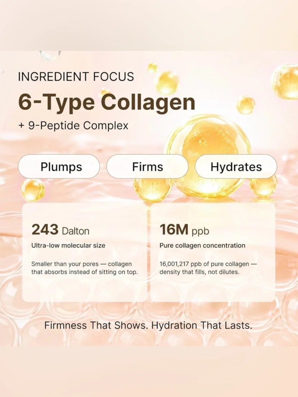 Korean Skincare Bakuchiol Collagen Glow Hydrogel Mask